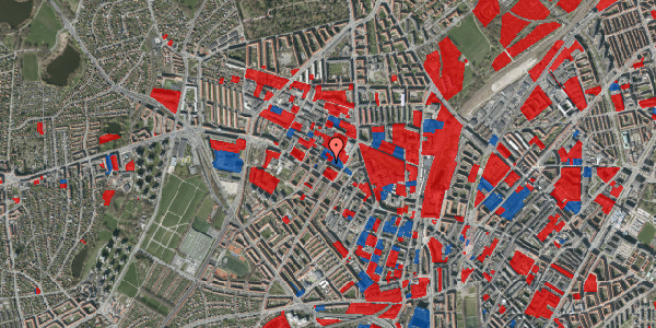 Jordforureningskort på Theklavej 11, 2400 København NV