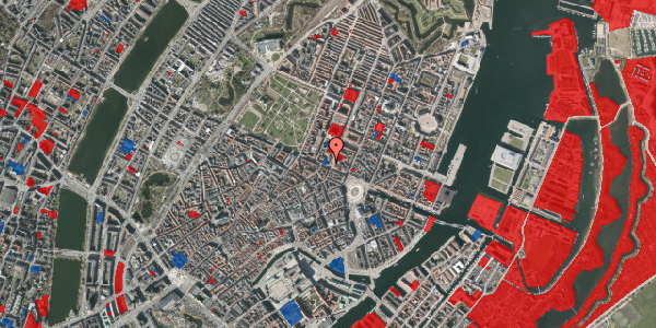 Jordforureningskort på Borgergade 1, 1300 København K