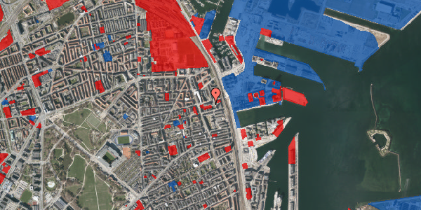 Jordforureningskort på Århusgade 110, 2100 København Ø