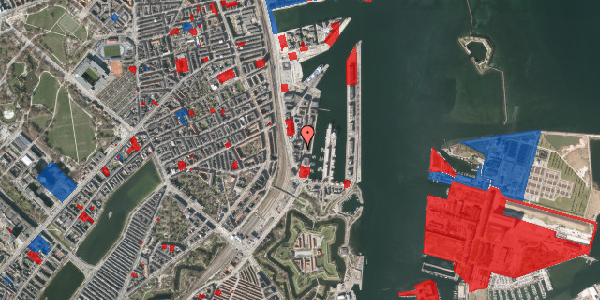 Jordforureningskort på Amerika Plads 3D, 3. tv, 2100 København Ø