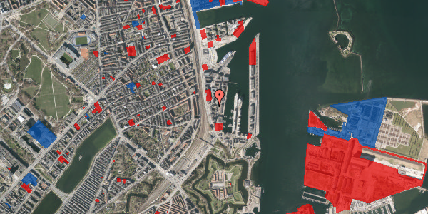 Jordforureningskort på Amerika Plads 3E, 6. th, 2100 København Ø
