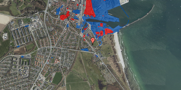 Jordforureningskort på Strandvejen 87, 4600 Køge