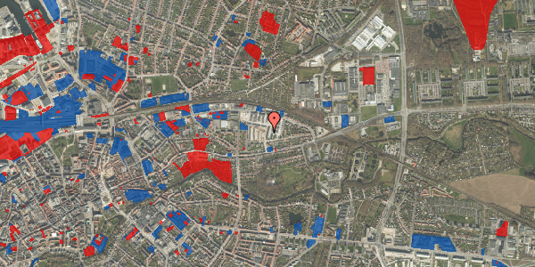 Jordforureningskort på Østerlunden 47B, 5000 Odense C