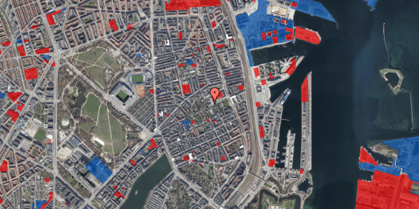 Jordforureningskort på Rosenvængets Hovedvej 33, 2100 København Ø