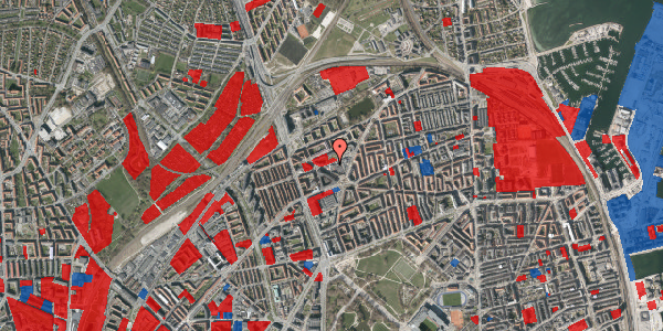 Jordforureningskort på Omøgade 16, 1. , 2100 København Ø