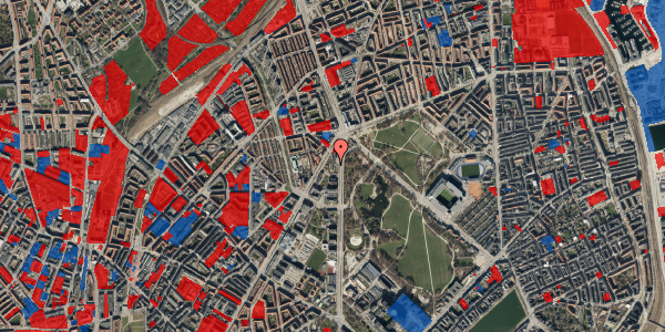 Jordforureningskort på Nørre Allé 75, 8. 883, 2100 København Ø