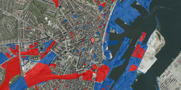 Jordforureningskort på Søndergade 1A, 4. th, 8000 Aarhus C