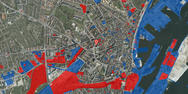 Jordforureningskort på Vester Allé 16B, 1. 3, 8000 Aarhus C