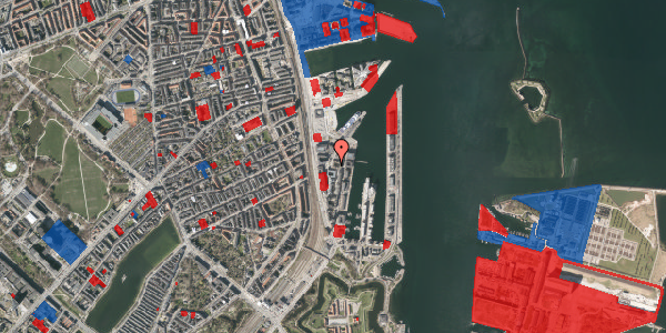 Jordforureningskort på Amerika Plads 26B, 5. 4, 2100 København Ø