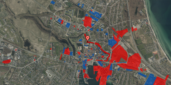 Jordforureningskort på Nørrevoldgade 5, 5800 Nyborg