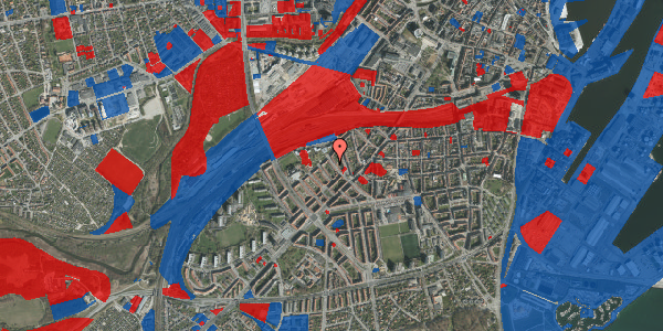 Jordforureningskort på Hedemannsgade 9, 3. th, 8000 Aarhus C