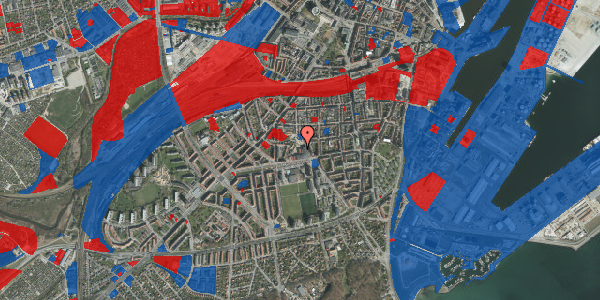 Jordforureningskort på Skt. Anna Gade 40, 8000 Aarhus C