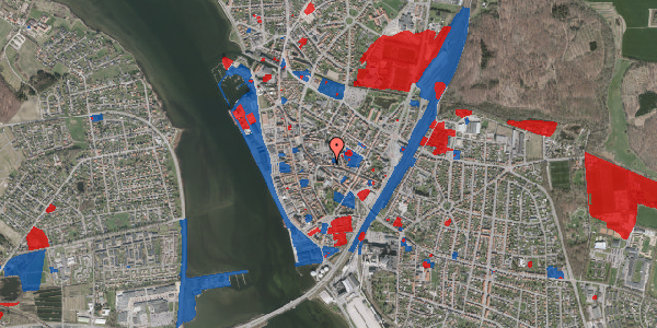 Jordforureningskort på Jernbanegade 13, 3. th, 4800 Nykøbing F