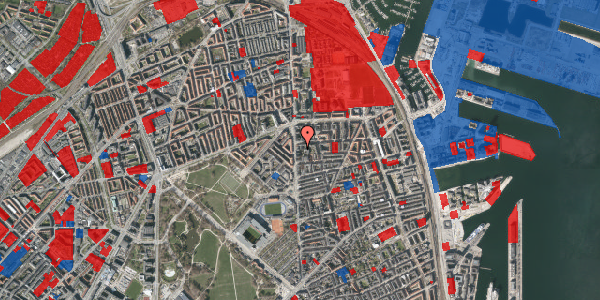 Jordforureningskort på Østerbrogade 142A, 2100 København Ø