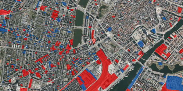 Jordforureningskort på Vester Farimagsgade 1, 1606 København V