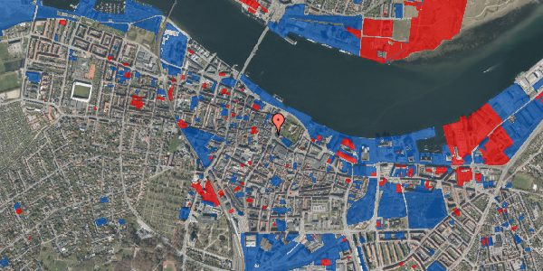 Jordforureningskort på Østerågade 17, 9000 Aalborg