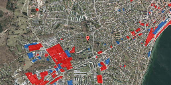 Jordforureningskort på Morelvej 9, 3000 Helsingør