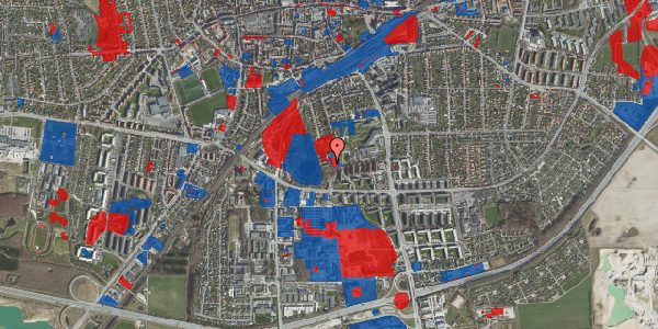 Jordforureningskort på Eriksvej 42E, st. 84a, 4000 Roskilde