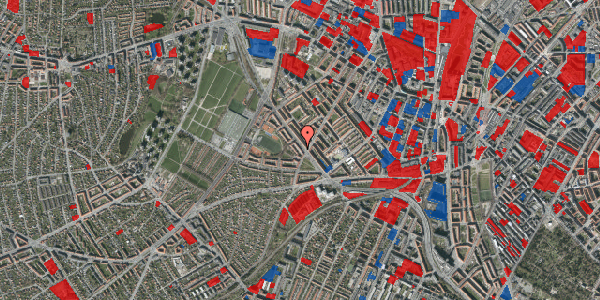 Jordforureningskort på Borups Allé 205, 2400 København NV