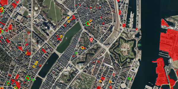 Jordforureningskort på Hjalmar Brantings Plads 6, 1. , 2100 København Ø