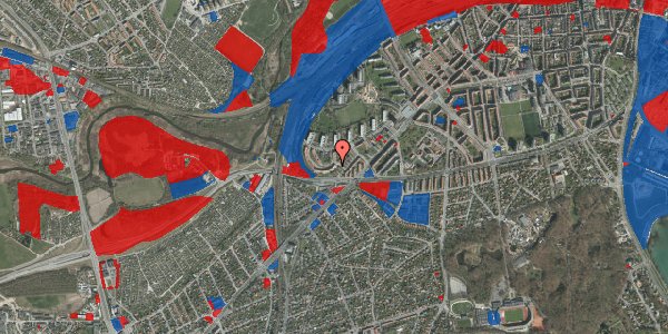 Jordforureningskort på Kirkedammen 13, 3. th, 8000 Aarhus C