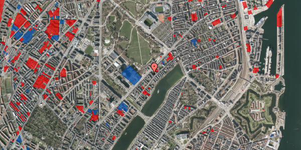 Jordforureningskort på Irmingersgade 18, 2100 København Ø