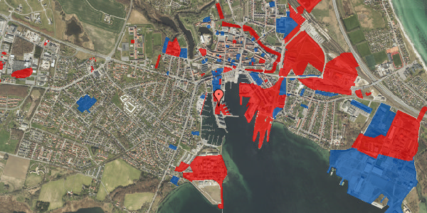 Jordforureningskort på Vesterhavnen 70C, 5800 Nyborg