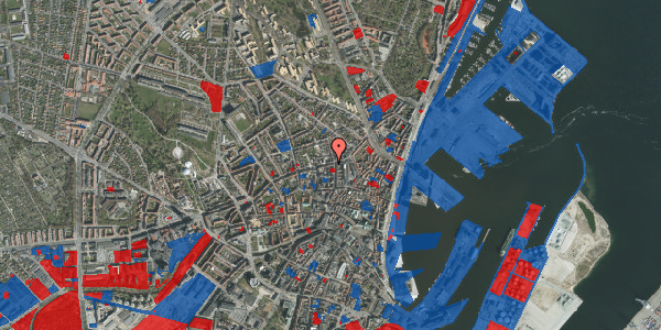 Jordforureningskort på Nørre Allé 17, 8000 Aarhus C