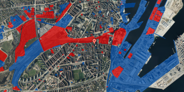 Jordforureningskort på Jægergårdsgade 84, 8000 Aarhus C