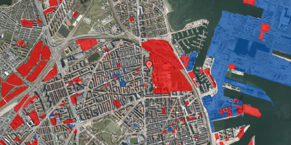 Jordforureningskort på Østerbrogade 218, 5. th, 2100 København Ø