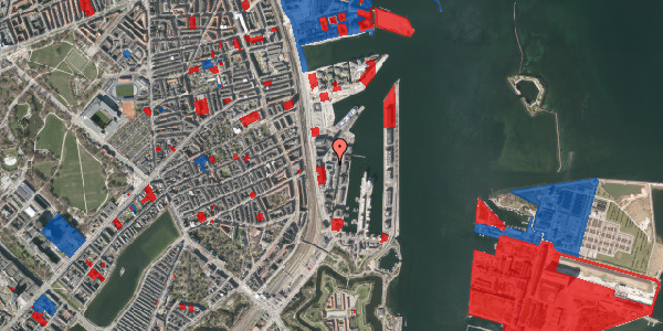 Jordforureningskort på Amerika Plads 20, 1. 1, 2100 København Ø
