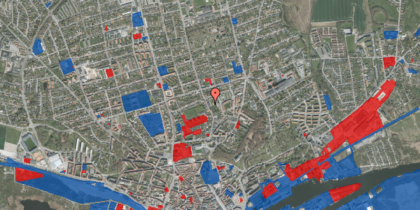 Jordforureningskort på Nørrebrogade 32, 2. 13, 8900 Randers C