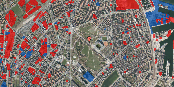 Jordforureningskort på Øster Allé 45, 2100 København Ø