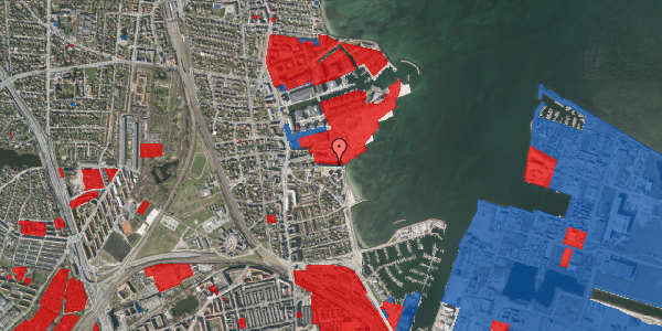 Jordforureningskort på Scherfigsvej 21, 2. th, 2100 København Ø