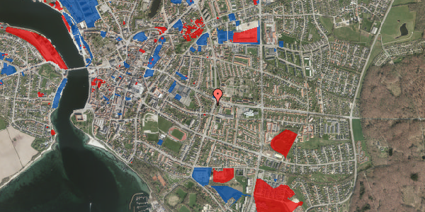 Jordforureningskort på Ringgade 95, 6400 Sønderborg