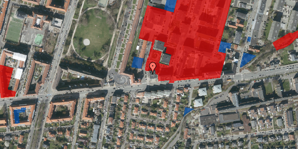 Jordforureningskort på H.V. Nyholms Vej 2, 1. 1, 2000 Frederiksberg