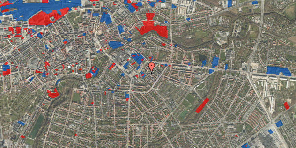 Jordforureningskort på Drewsensvej 17D, 5000 Odense C