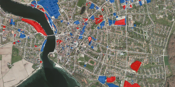 Jordforureningskort på Ahlmannsvej 24, 6400 Sønderborg