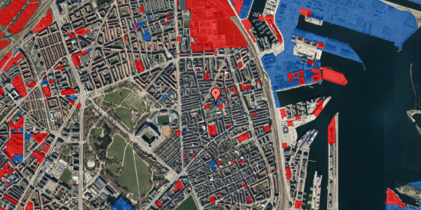 Jordforureningskort på Viborggade 50, 2100 København Ø