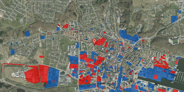 Jordforureningskort på Nyboesgade 37, 7100 Vejle