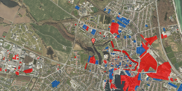 Jordforureningskort på Glacisstien 27, 5800 Nyborg