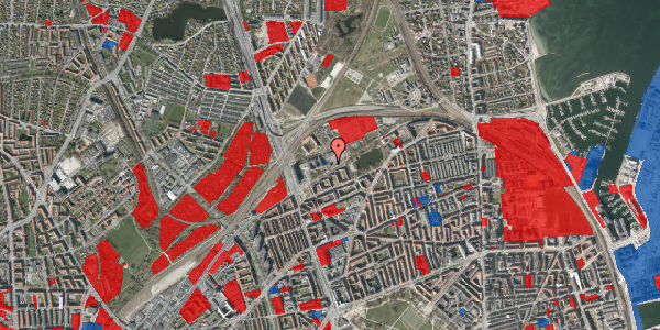 Jordforureningskort på Borgervænget 5A, 1. 4, 2100 København Ø