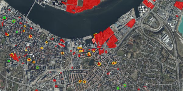 Jordforureningskort på Østre Havnepark 23, st. th, 9000 Aalborg