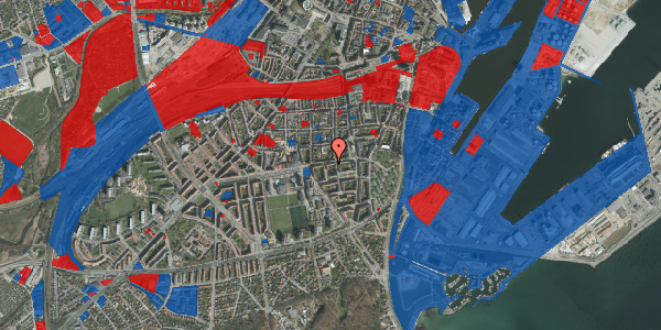 Jordforureningskort på Odensegade 31, 8000 Aarhus C
