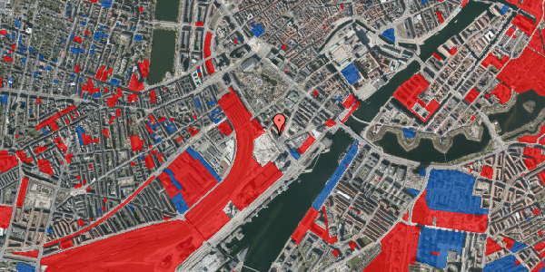 Jordforureningskort på Bernstorffsgade 23A, 3. tv, 1577 København V