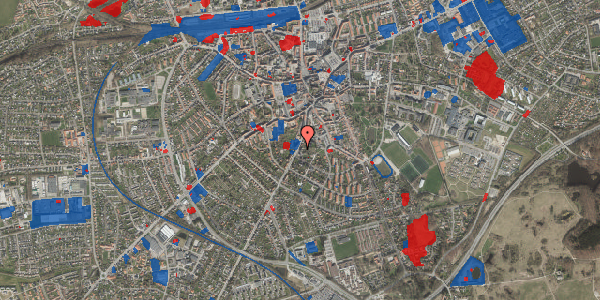 Jordforureningskort på Bjergbygade 15, 1. , 4200 Slagelse