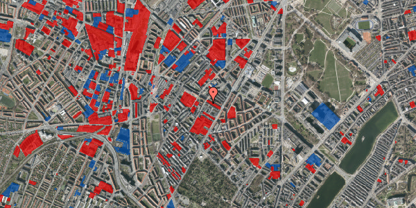 Jordforureningskort på P.D. Løvs Allé 18, 1. , 2200 København N