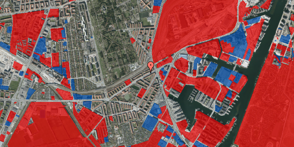 Jordforureningskort på P. Knudsens Gade 16, 2450 København SV
