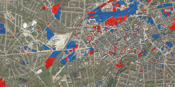 Jordforureningskort på Kanslergade 32D, st. th, 5000 Odense C