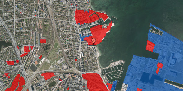 Jordforureningskort på Scherfigsvej 17, 4. th, 2100 København Ø